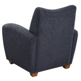 Uttermost Teddy Slate Accent Chair 23759 RUBBER WOOD，PLYWOOD，FABRIC，FOAM，HARDWARE