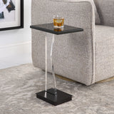 Uttermost Angle Contemporary Accent Table 22914 METAL,MIRROR,ACRYLIC