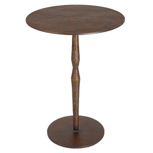 Uttermost Industria Copper Bronze Accent Table 22904 IRON