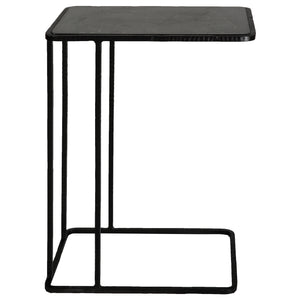 Uttermost Cavern Stone & Iron Accent Table 22905 Iron    Blue Stone   Plywood
