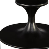 Uttermost Flight Textured Black Accent Table 22921 ALUMINUM