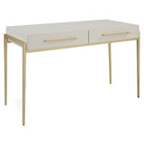 Uttermost Jewel Modern White Desk 22900 MDF,METAL AND PU