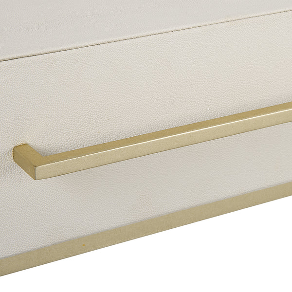 Uttermost Jewel Modern White Desk 22900 MDF,METAL AND PU