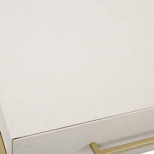 Uttermost Jewel Modern White Desk 22900 MDF,METAL AND PU