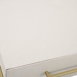 Uttermost Jewel Modern White Desk 22900 MDF,METAL AND PU