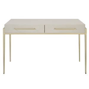 Uttermost Jewel Modern White Desk 22900 MDF,METAL AND PU