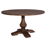 Uttermost Stratford Wood Round Dining Table 22926 RECLAIMED FIR