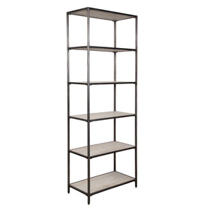 Uttermost Baldwin Industrial Etagere 22960 WOOD, IRON