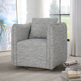 Uttermost Corben Blue Swivel Chair 23820 HARDWOOD,PLYWOOD,MDF,FABRIC,FOAM,HARDWARE