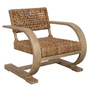 Uttermost Rehema Driftwood Accent Chair 22958 Bentwood Mango + Mixed Hardwood With Veneer And Banana Fibre