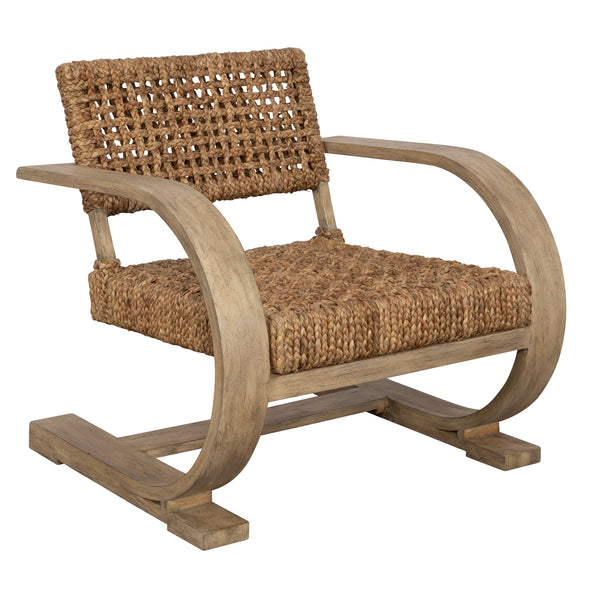 Uttermost Rehema Driftwood Accent Chair 22958 Bentwood Mango + Mixed Hardwood With Veneer And Banana Fibre