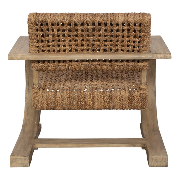 Uttermost Rehema Driftwood Accent Chair 22958 Bentwood Mango + Mixed Hardwood With Veneer And Banana Fibre