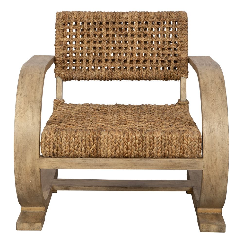 Uttermost Rehema Driftwood Accent Chair 22958 Bentwood Mango + Mixed Hardwood With Veneer And Banana Fibre