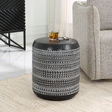 Uttermost Cutting Edge Tribal Accent Table 22967 RESIN