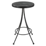 Uttermost Sona Black Counter Stool 22970 Recycled Pine+Iron