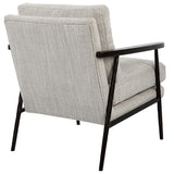 Uttermost Sebastian Cast Iron Accent Chair 23828 IRON,OAK,FABRIC,FOAM,DOWN,PLYWOOD