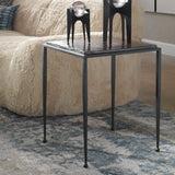 Uttermost Wavelet Iron Side Table 22979 GLASS, IRON