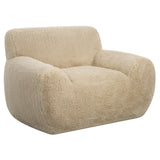 Uttermost Abide Sheepskin Accent Chair 23780 FABRIC,FOAM,PLYWOOD,OAK