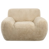 Uttermost Abide Sheepskin Accent Chair 23780 FABRIC,FOAM,PLYWOOD,OAK