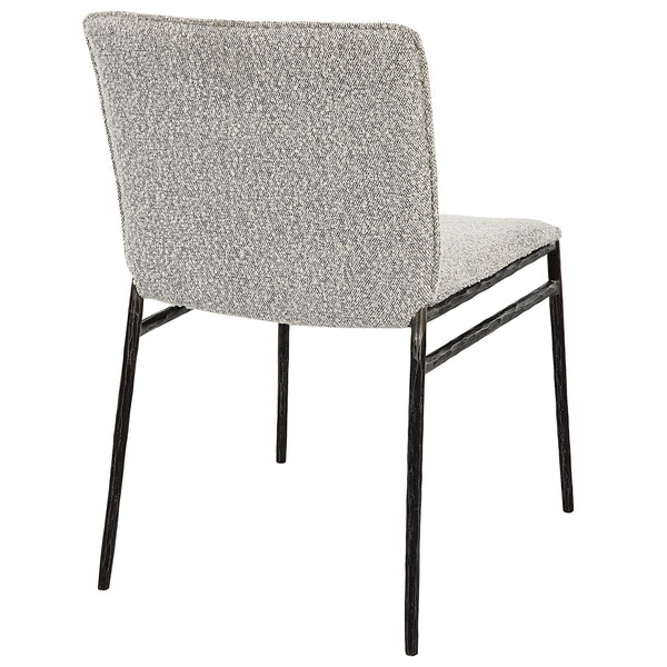 Uttermost Jacobsen Gray Dining Chair 23781 IRON, FABRIC,FOAM,PLYWOOD