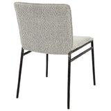Uttermost Jacobsen Gray Dining Chair 23781 IRON, FABRIC,FOAM,PLYWOOD