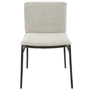 Uttermost Jacobsen Gray Dining Chair 23781 IRON, FABRIC,FOAM,PLYWOOD