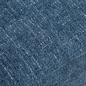 Uttermost Junie Blue Swivel Barrel Chair - Chic Design With Dramatic Back And Luxurious Chenille Upholstery Blue Fabric,Foam,Plywood 23918