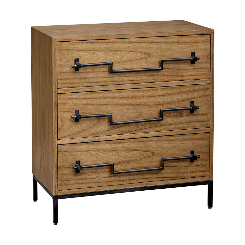 Uttermost Jory Natural Wood Accent Chest – Stylish Mango Wood With Industrial Iron Base & Warm Finish Woodtone Mdf Mindi Veneer With Javamix Wood 50149