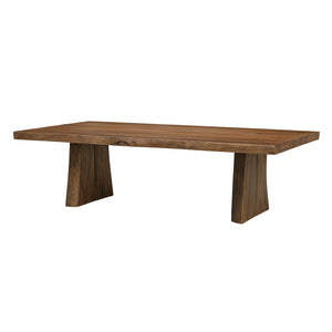 Uttermost Glenmore Solid Suar Wood Dining Table - Handcrafted Live-edge Design For Your Home Woodtone Suar Wood With Metal Kd 50152