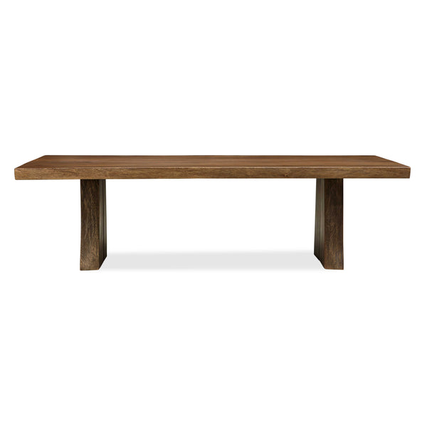 Uttermost Glenmore Solid Suar Wood Dining Table - Handcrafted Live-edge Design For Your Home Woodtone Suar Wood With Metal Kd 50152