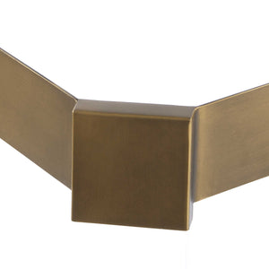 Uttermost Giselle Bronze Bar Cart With Glass Shelves & Acrylic Legs For A Stunning Party Experience Bronze Metal,Tempered Glass,Acrylic 50156