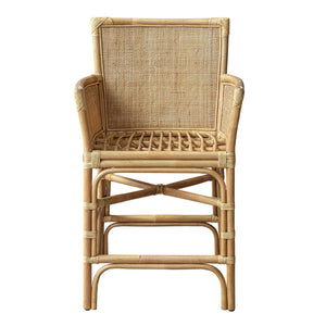 Uttermost Pacific Rattan Counter Stool - Coastal Chic Design With Plush Cushions For Ultimate Comfort Brown,White Rattan Ploe With Rattan Weaving 23936