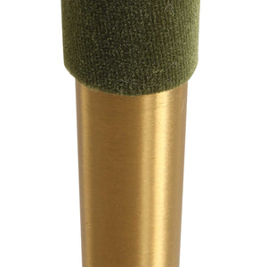 Uttermost Conifer Moss Dining Arm Chair - Stylish Velvet Comfort With Brushed Brass Accents For Modern Elegance Green Fabric,Foam,Plywood,Steel 23941