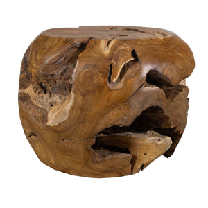 Uttermost Sola Outdoor Side Table - Handcrafted Natural Teak Design For Indoor/Outdoor Elegance Brown,Woodtone Teak Wood 50179