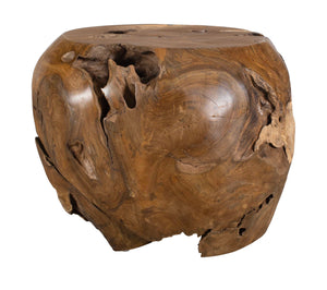 Uttermost Sola Outdoor Side Table - Handcrafted Natural Teak Design For Indoor/Outdoor Elegance Brown,Woodtone Teak Wood 50179