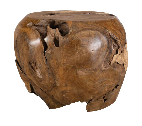 Uttermost Sola Outdoor Side Table - Handcrafted Natural Teak Design For Indoor/Outdoor Elegance Brown,Woodtone Teak Wood 50179