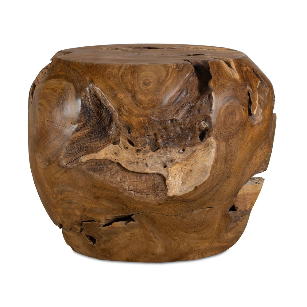 Uttermost Sola Outdoor Side Table - Handcrafted Natural Teak Design For Indoor/Outdoor Elegance Brown,Woodtone Teak Wood 50179