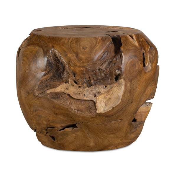 Uttermost Sola Outdoor Side Table - Handcrafted Natural Teak Design For Indoor/Outdoor Elegance Brown,Woodtone Teak Wood 50179