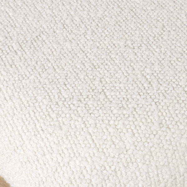 Uttermost Port Natural Small Bench - Modern Scandinavian Accent With Textured Upholstered Seat White,Woodtone Rubber Wood,Plywood,Fabric,Foam,Hardware 23920