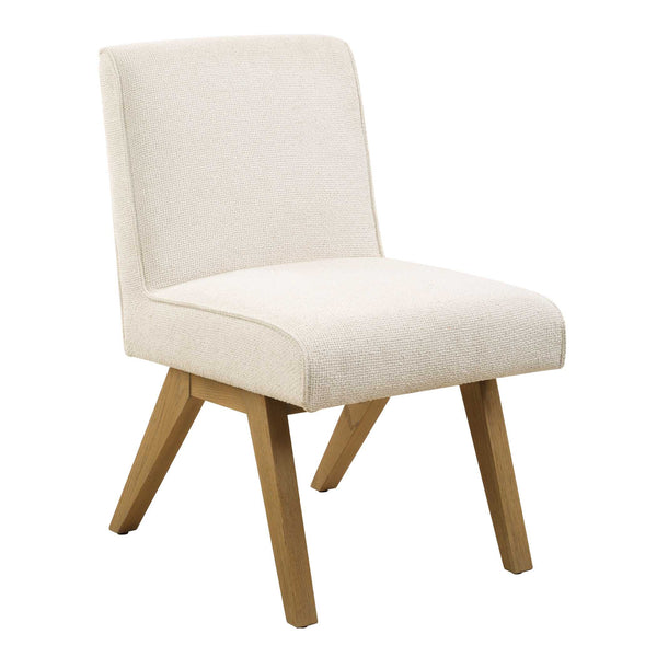 Uttermost Blakely Dining Arm Chair - Scandinavian Design With Snowy Upholstery & Oak Frame Elegance Brown,White Oak Solid,Plywood,Foam,Fiber,Fabric,Hardware 23917