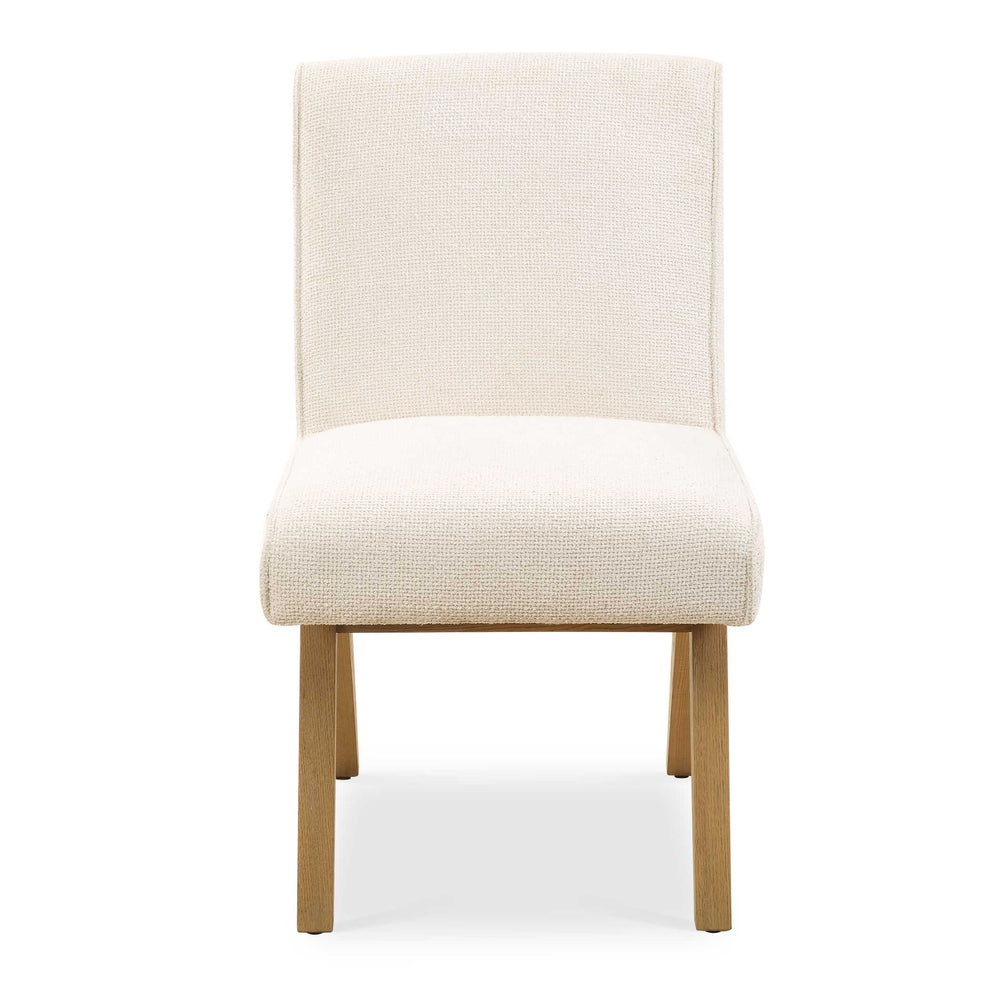Uttermost Blakely Dining Arm Chair - Scandinavian Design With Snowy Upholstery & Oak Frame Elegance Brown,White Oak Solid,Plywood,Foam,Fiber,Fabric,Hardware 23917
