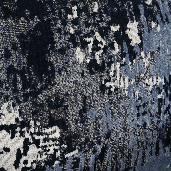 Uttermost Tisdell Stylish Swivel Glider Chair With Abstract Pattern In White, Gray, And Indigo Blue Plywood,Hardwood,Fabric,Foam,Hardware 23923