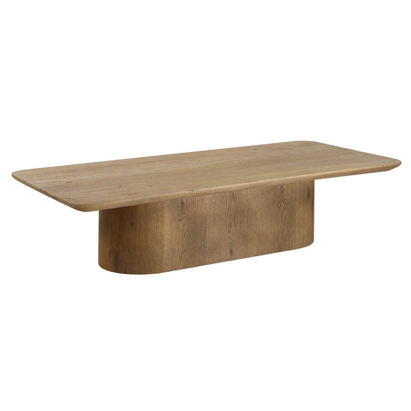 Uttermost Rustic Reclaimed Oak Coffee Table With Unique Grain And Curved Base For Timeless Elegance Woodtone Reclaimed Oak,Plywood 50170