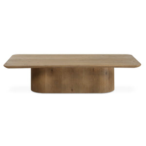 Uttermost Rustic Reclaimed Oak Coffee Table With Unique Grain And Curved Base For Timeless Elegance Woodtone Reclaimed Oak,Plywood 50170