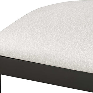 Uttermost Maude Outdoor Counter Stool – Stylish Industrial Design With Plush Comfort For Your Space Brown,Gray Stainless Steel And Fabric Cloud Dancer 23948