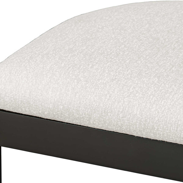 Uttermost Maude Outdoor Counter Stool – Stylish Industrial Design With Plush Comfort For Your Space Brown,Gray Stainless Steel And Fabric Cloud Dancer 23948