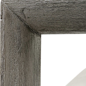 Uttermost Remsen Outdoor Sofa - Weathered Gray Mahogany Frame With Cushioned Oyster White Seating Brown,White Mahogani Wood And Fabric Cloud Dancer 53003