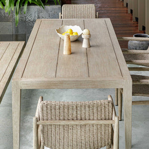 Uttermost Kirkham Solid Mahogany Outdoor Dining Table - Contemporary Farmhouse Style & Charm Woodtone Mahogani Wood 50189