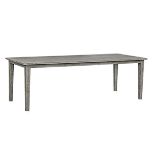 Uttermost Forsyth Dark Gray Rustic Outdoor Dining Table – Solid Mahogany, Farmhouse Charm, Versatile Use Gray,Woodtone Mahogani Wood 50192