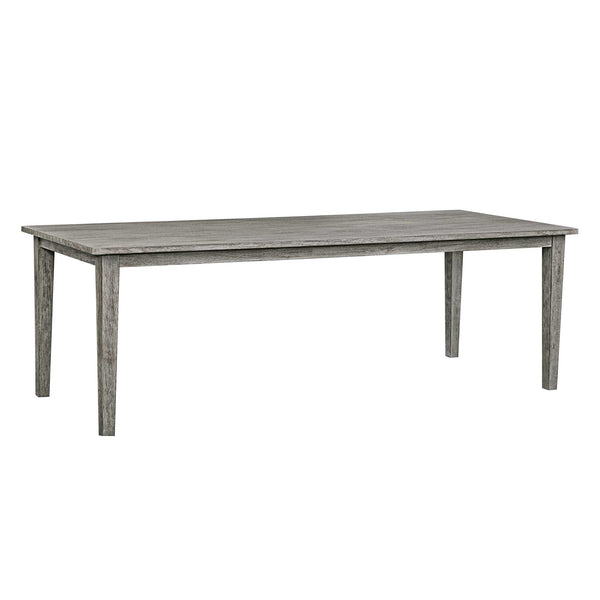 Uttermost Forsyth Dark Gray Rustic Outdoor Dining Table – Solid Mahogany, Farmhouse Charm, Versatile Use Gray,Woodtone Mahogani Wood 50192